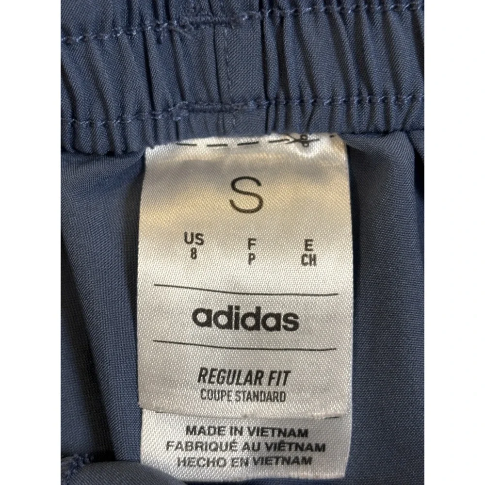 Adidas Boys‎ Navy Blue Athletic Shorts Regular Fit Size S 8 Elastic Waist Gym